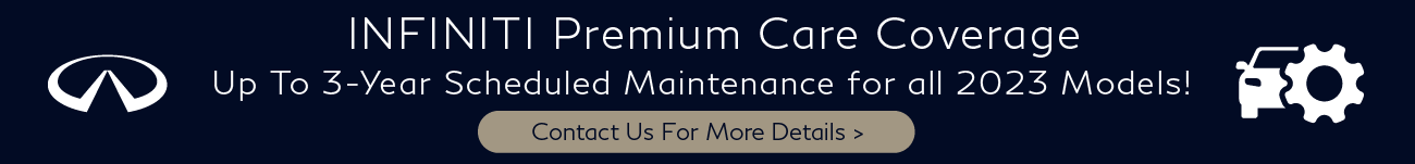 Infiniti Premium Car Care Banner