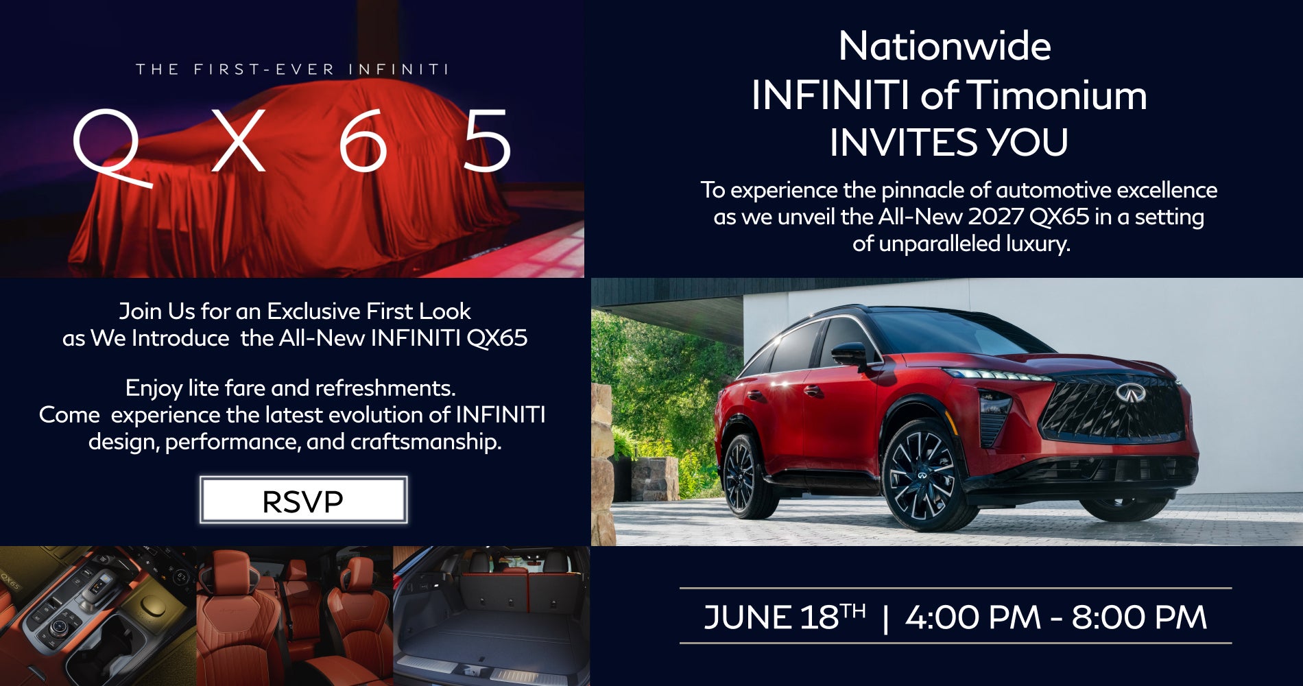 QX65 LAUNCH EVENT