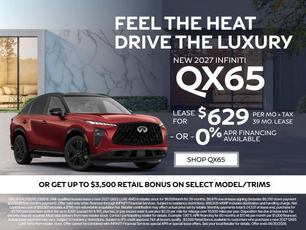 New 2027 INFINITI QX65
