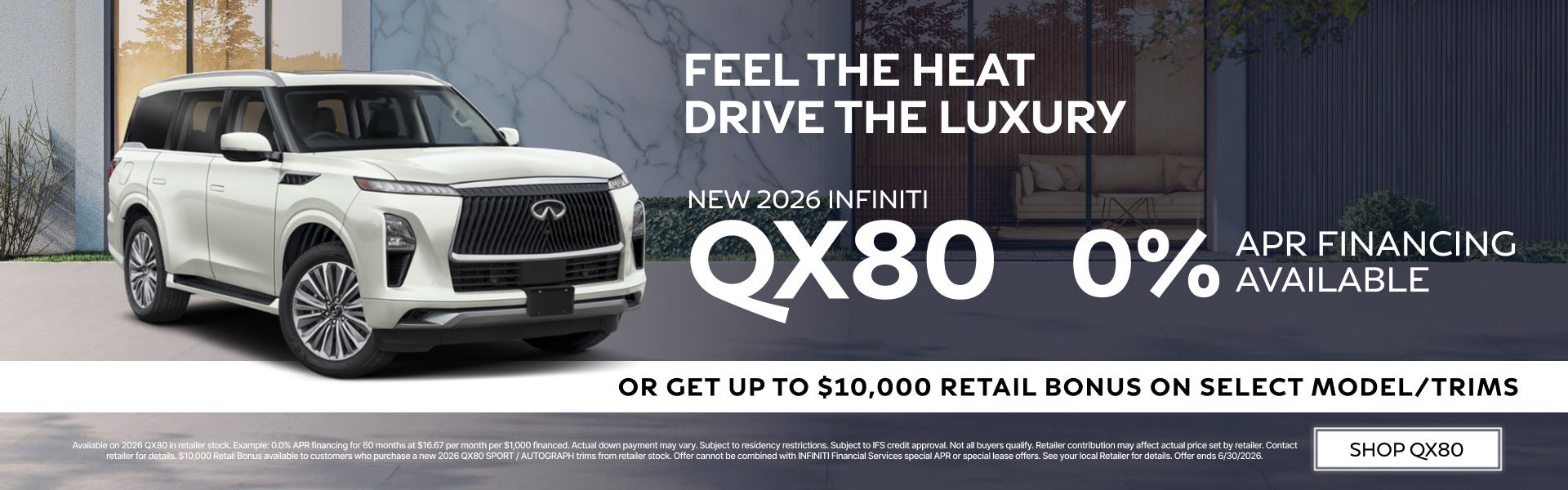 New 2026 INFINITI QX80