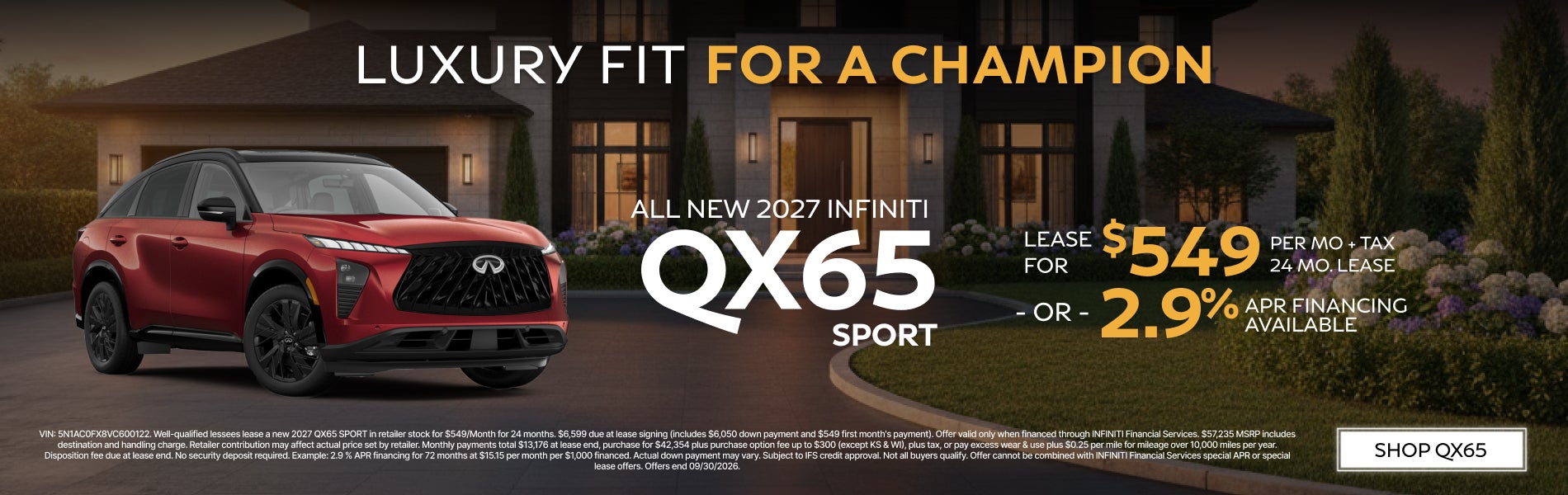 NEW 2027 INFINITI QX65