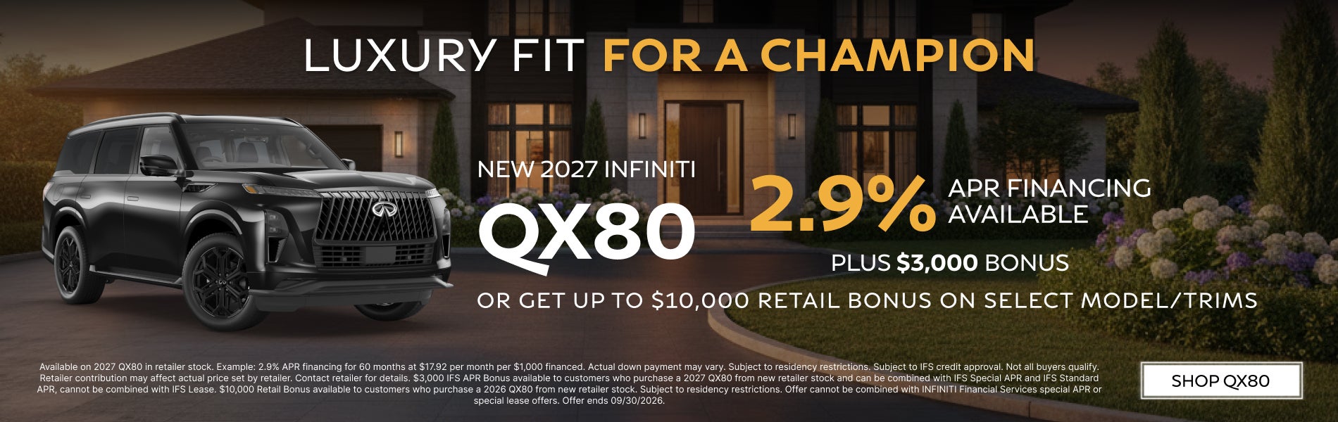 NEW 2027 INFINITI QX80