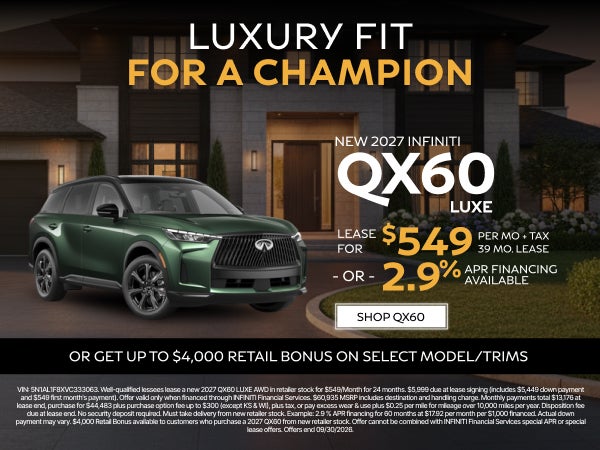 NEW 2027 INFINITI QX60